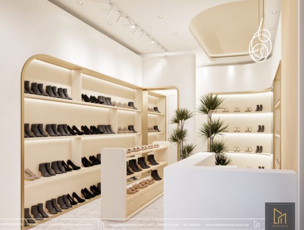 Chi phí thiết kế shop giày dép là bao nhiêu?