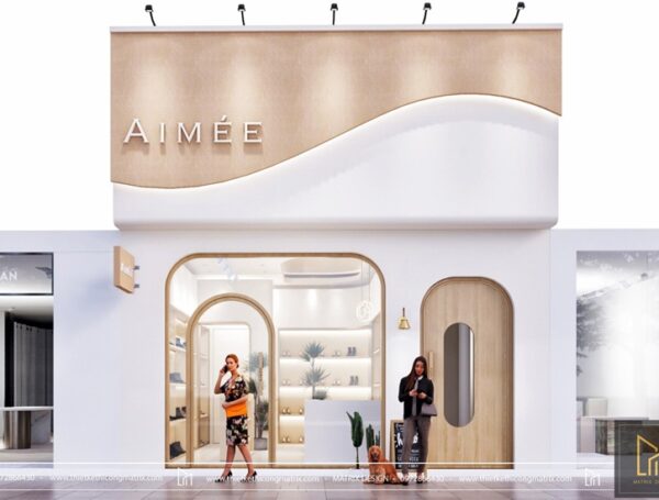 Thiết kế thi công shop giày dép Aimée